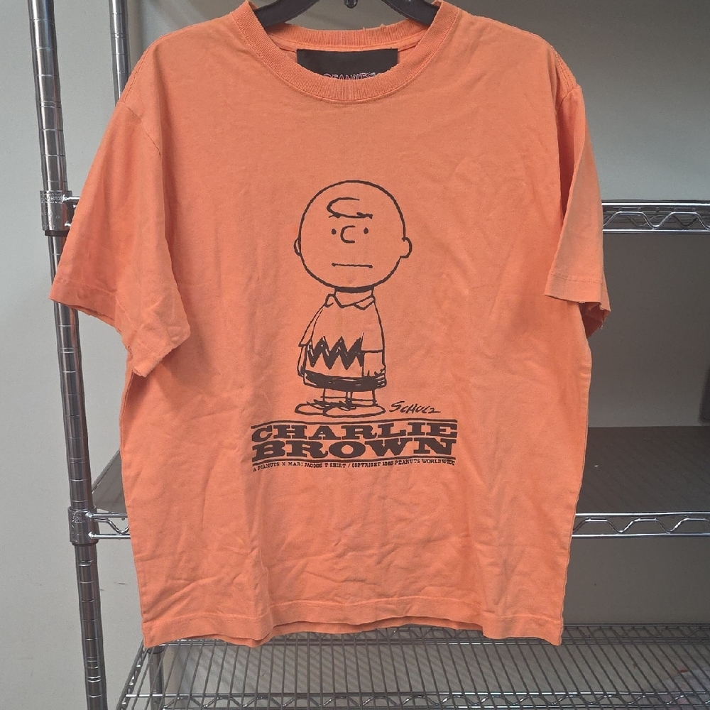Marc Jacobs Peanuts Collaboration Orange T-Shirt